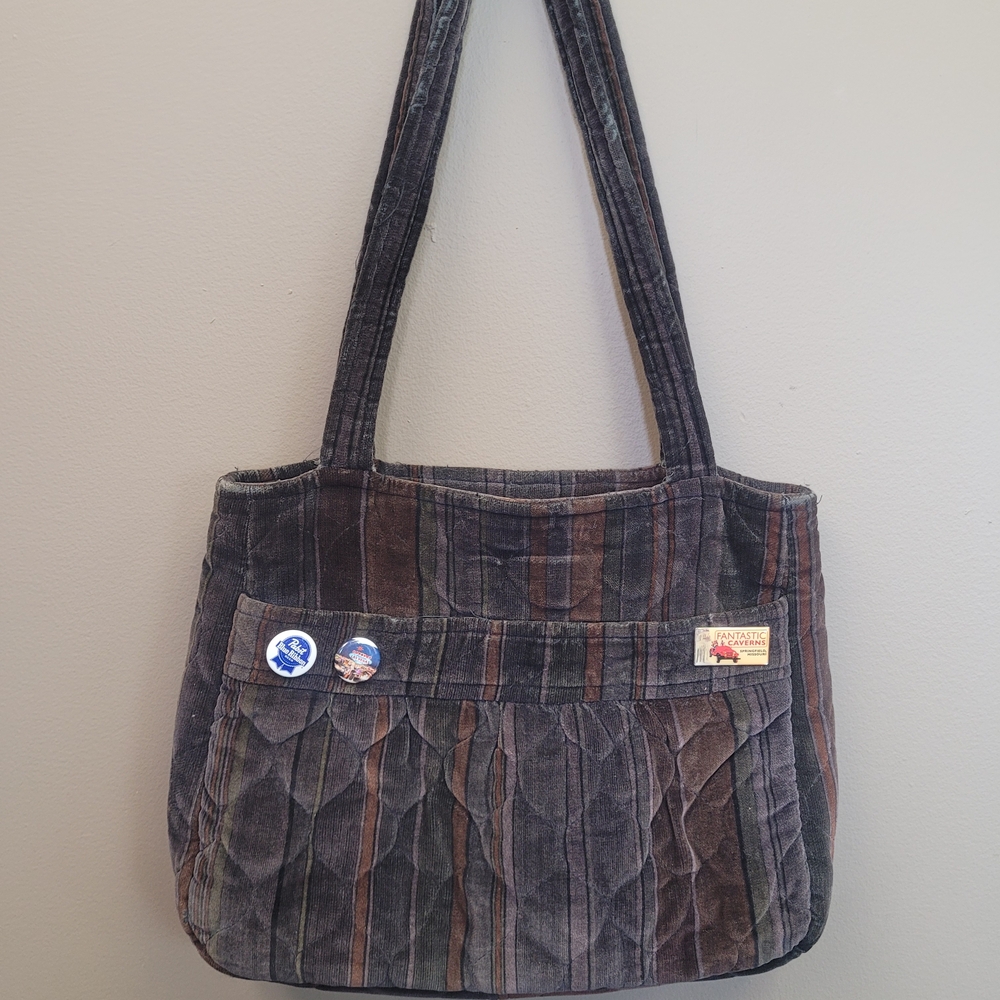 Vintage Daren's Bags Quilted Patchwork Boho Shoulder Bag Handmade Purse Hippie